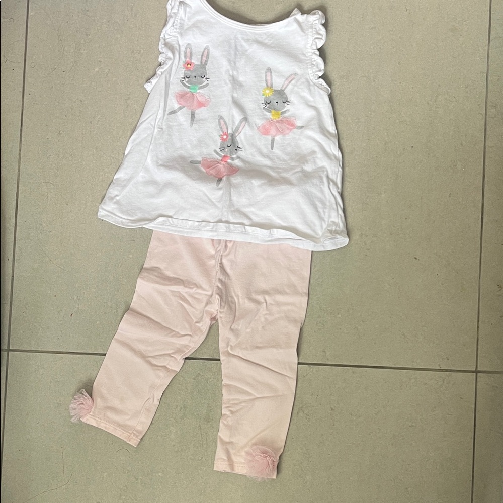 First Impressions White and Pink Bunny Set